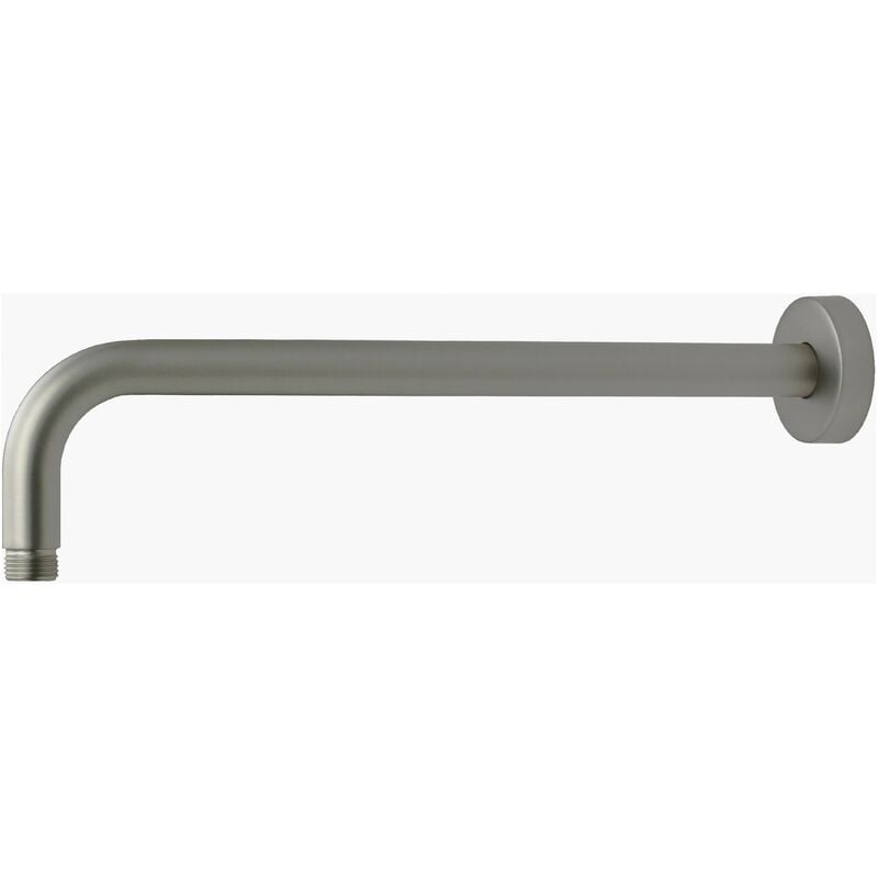 foto del prodotto paffoni braccio doccia lusso 300 mm in colore steel looking zsof035st steel looking
