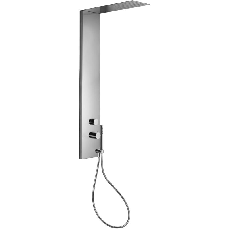 foto del prodotto paffoni - colonna doccia in acciaio inox completa zcol673cr cromo