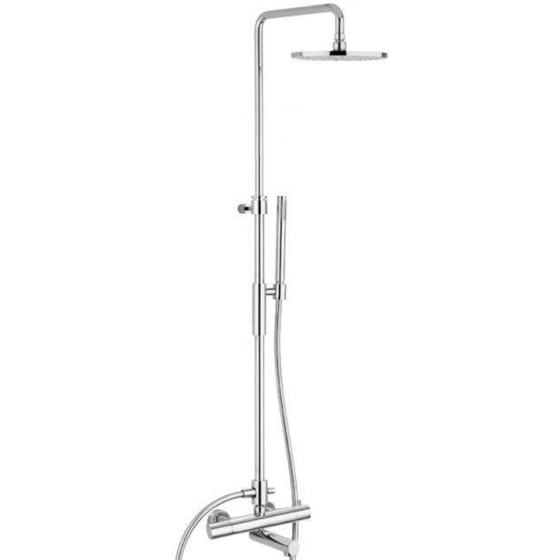 foto del prodotto paffoni - colonna doccia regolabile birillo zcol721liqcr cromato - metallo