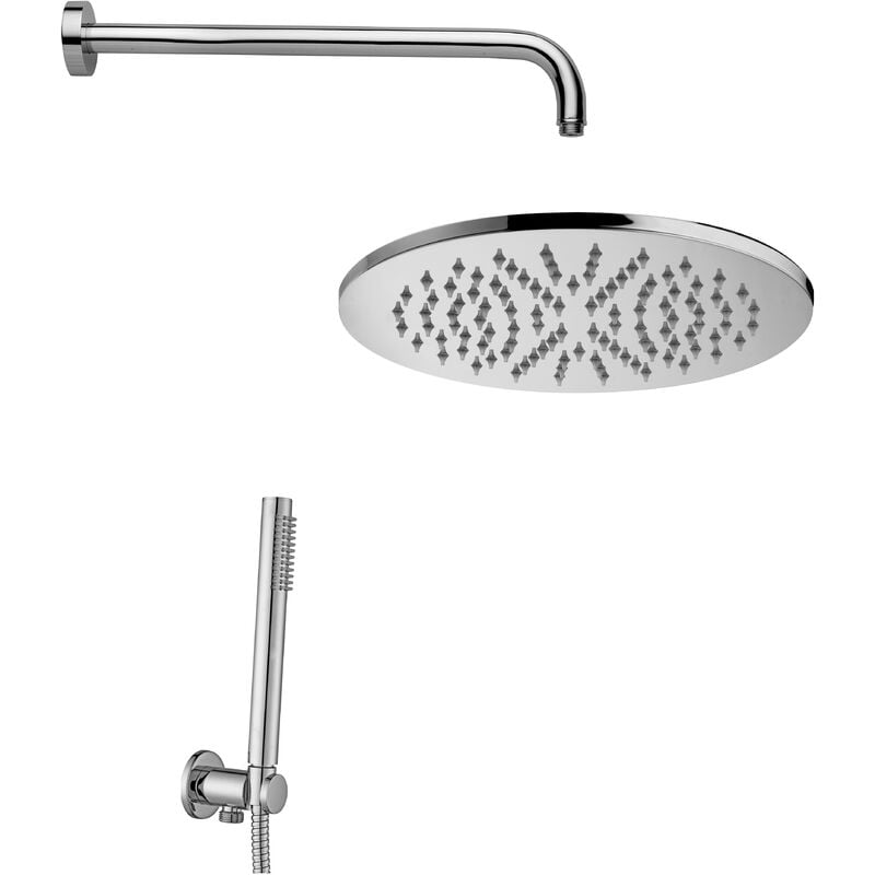 foto del prodotto paffoni composizione master kit con soffione 22 5 braccio doccia da 30 e