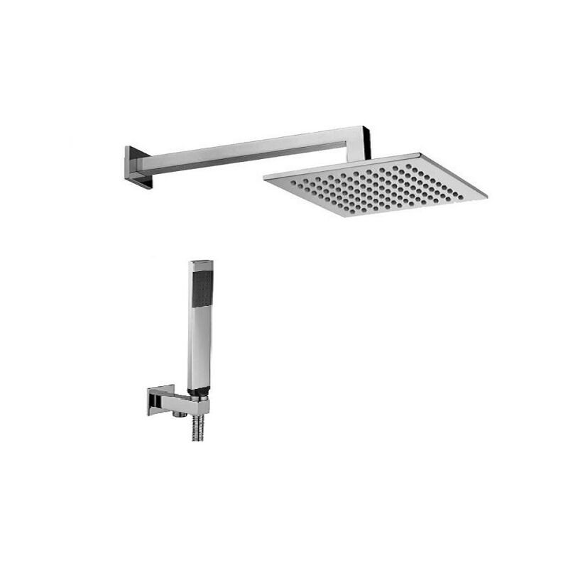 foto del prodotto paffoni composizione syncro con soffione 20x20 braccio doccia da 40 e