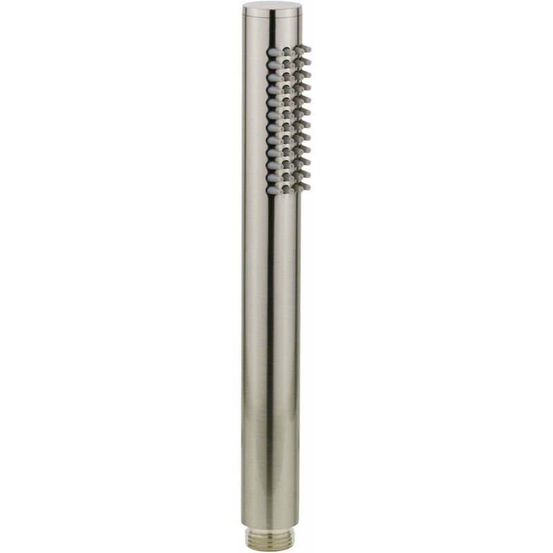 foto del prodotto paffoni doccia in metallo tonda colore acciaio spazzolato zdoc067st steel looking