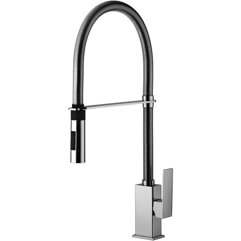 foto del prodotto paffoni elle effe rubinetto cucina con molla codice prod ef179cr