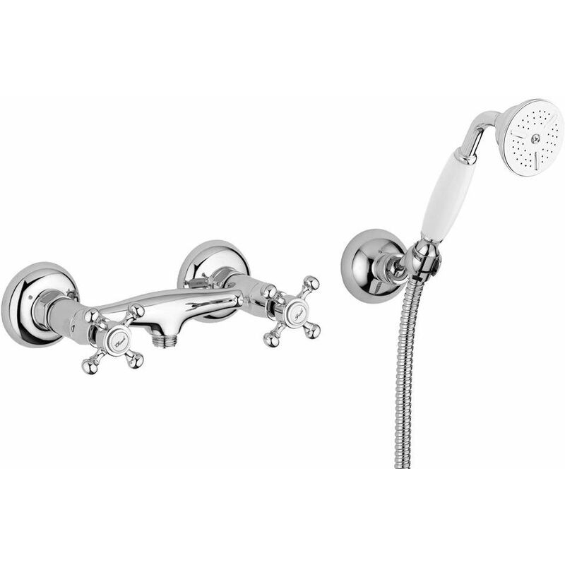 foto del prodotto paffoni gruppo vasca esterno colore cromo oro belinda fblv168dco cromo oro con set doccia