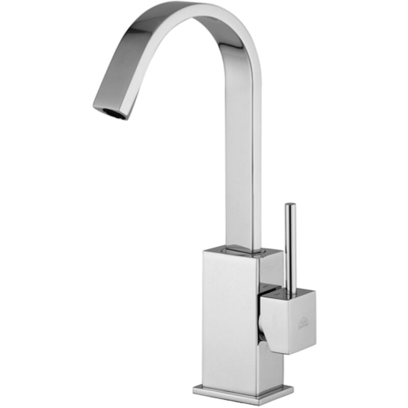 foto del prodotto paffoni level rubinetto lavabo monoleva a bocca alta e girevole codice prod lea878cr