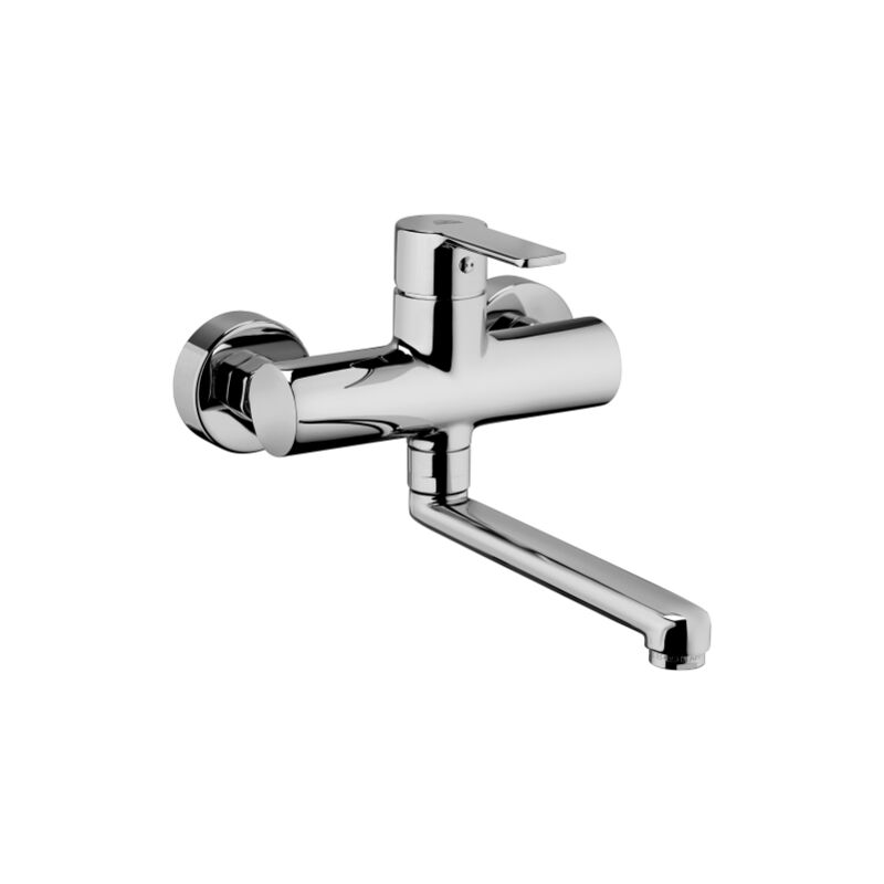 foto del prodotto paffoni miscelatore a parete per lavello serie red red161cr cromato ottone