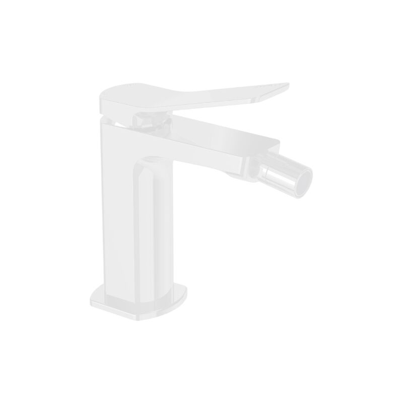 foto del prodotto paffoni miscelatore bidet con scarico automatico bianco opaco serie tilt ti135bo ottone bianco opaco