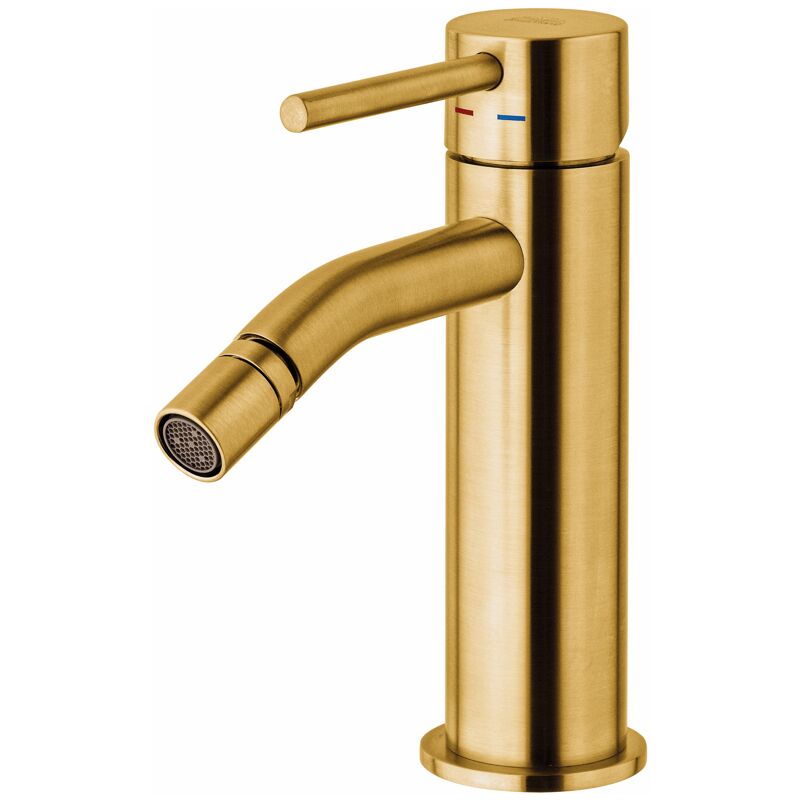 foto del prodotto paffoni miscelatore bidet honey gold spazzolato serie light lig131hgsp ottone honey gold spazzolato