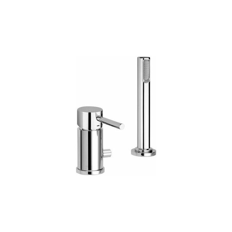 foto del prodotto paffoni miscelatore bordo vasca con portata maggiorata serie birillo bi048cr cromato ottone