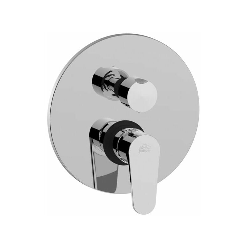 foto del prodotto paffoni miscelatore doccia ad incasso 2 uscite 200 mm serie green gr018cr cromato ottone