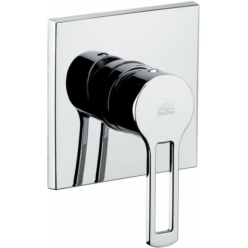foto del prodotto paffoni miscelatore doccia incasso placca in acciaio ringo rin010cr m cromo ringo acciao inox 1 uscita