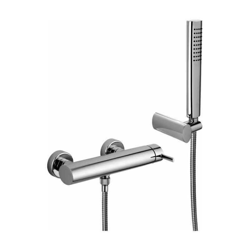 foto del prodotto paffoni miscelatore esterno per doccia serie berry br168rcr cromato ottone