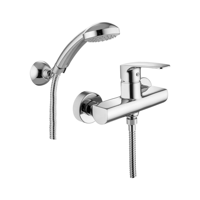 foto del prodotto paffoni miscelatore esterno per doccia serie lime lm168dcr cromato ottone