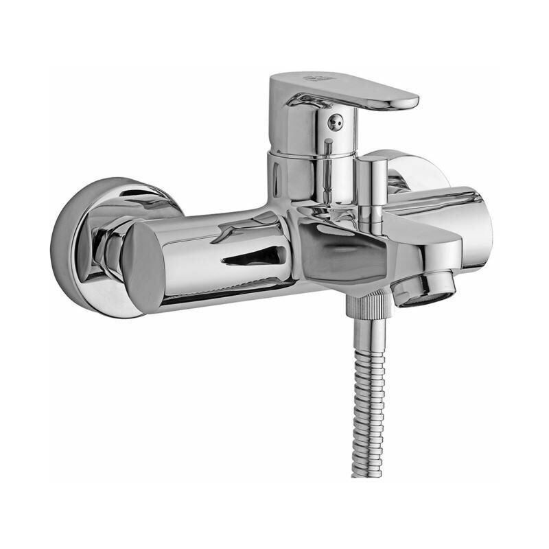 foto del prodotto paffoni miscelatore esterno per vasca con deviatore serie green gr022cr cromato ottone
