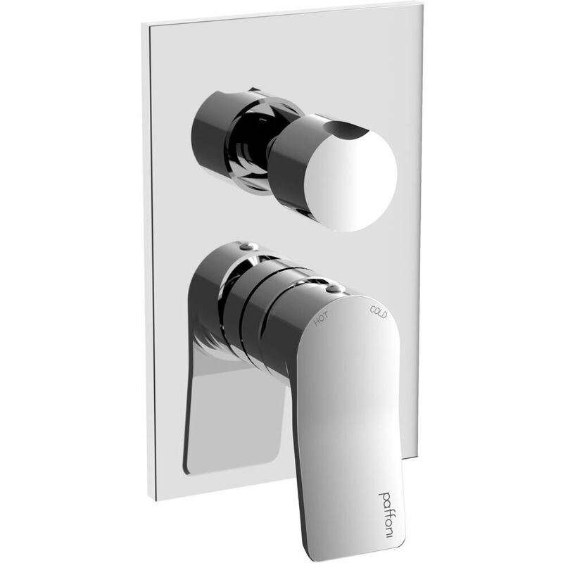 foto del prodotto paffoni miscelatore incasso doccia 3 uscite serie tilt ti019cr cromato ottone