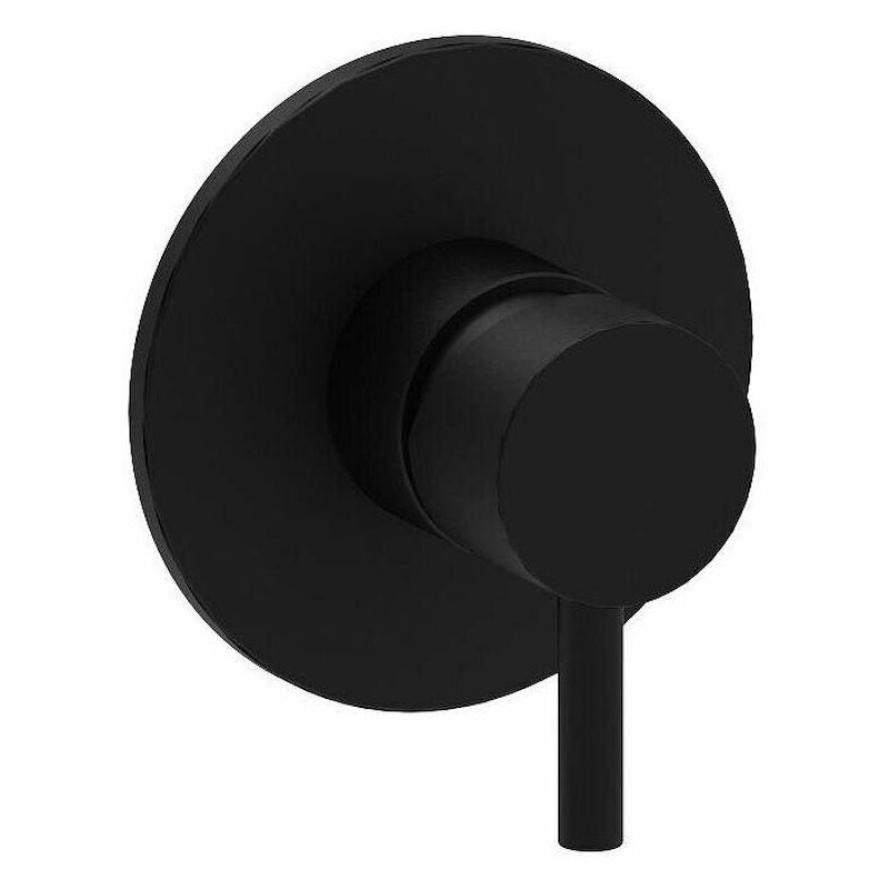 foto del prodotto paffoni miscelatore incasso doccia colore nero opaco placca 110 light lig011no nero opaco 1 uscita