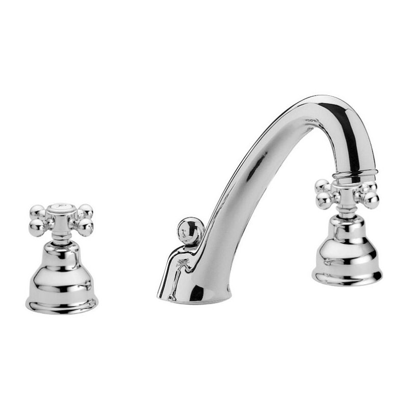foto del prodotto paffoni miscelatore lavabo 3 fori viola vlv055cr cromo viola