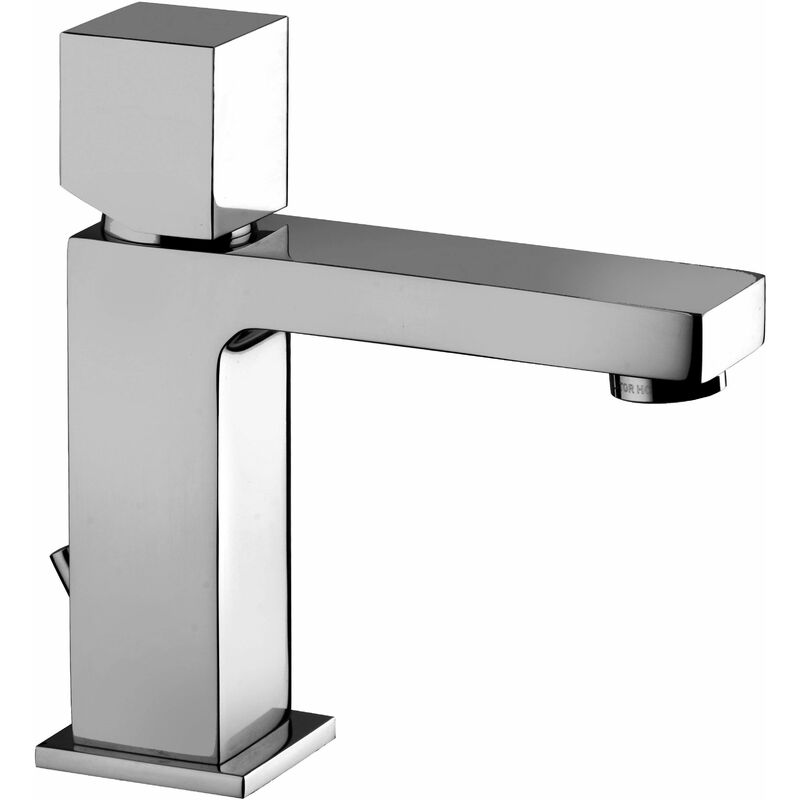 foto del prodotto paffoni miscelatore lavabo con leva a cubo elle elx075cr cromo piletta con salterello 1 1 4