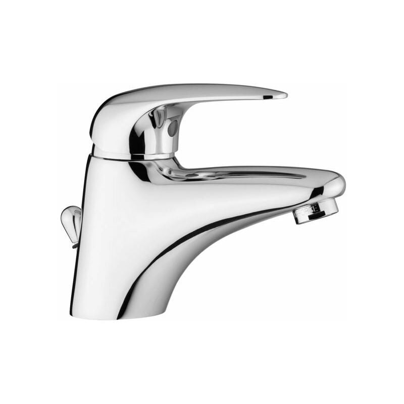 foto del prodotto paffoni - miscelatore lavabo con scarico automatico 1 g serie duemila du070cr cromato - ottone