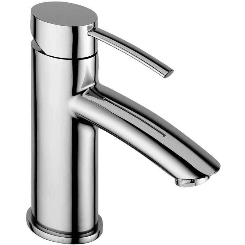 foto del prodotto paffoni miscelatore lavabo con scarico clic clac serie berry br071kcr cromato ottone