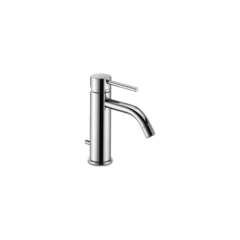 foto del prodotto paffoni miscelatore lavabo light con scarico in ottone cromo di