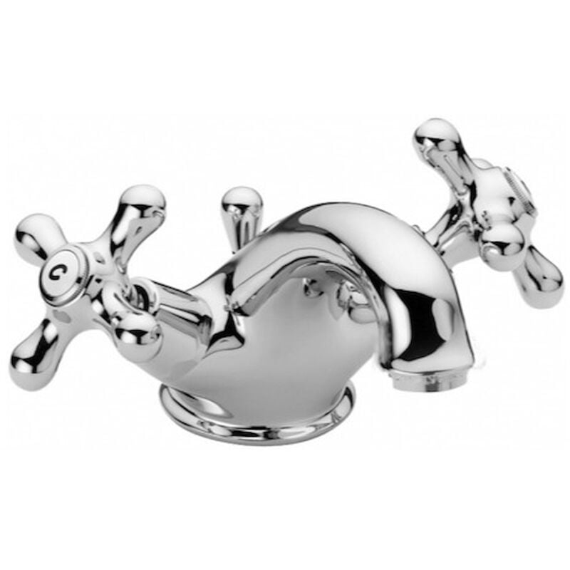 foto del prodotto paffoni miscelatore lavabo monoforo iris irv065cr cromo iris piletta con salterello 1 1 4