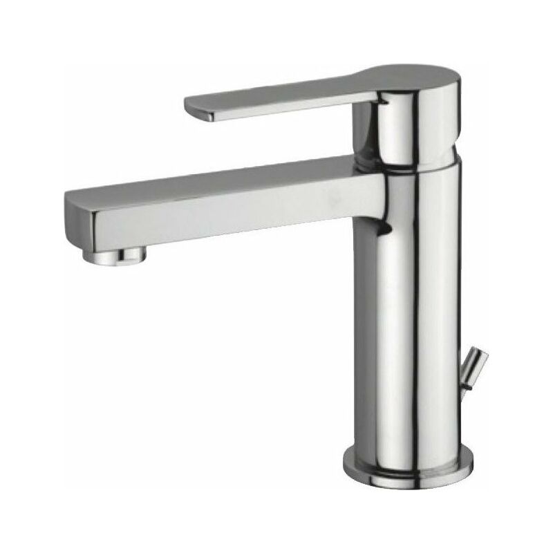 foto del prodotto paffoni miscelatore lavabo serie west ws075cr es cromato ottone