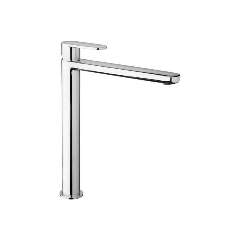 foto del prodotto paffoni miscelatore monocomando candy high per lavabo senza scarico, cromo ca081 