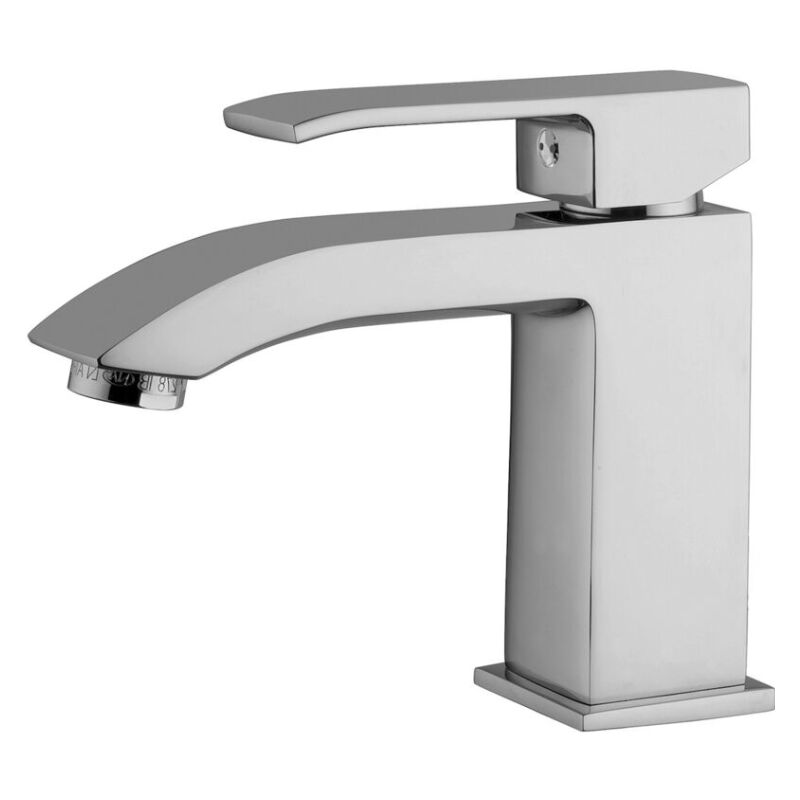 foto del prodotto paffoni miscelatore monocomando per lavabo con scarico clic clac serie level les071kcr cromato ottone