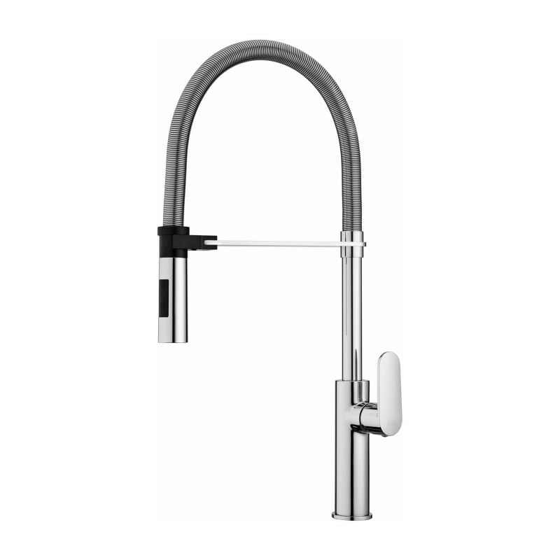 foto del prodotto paffoni miscelatore monocomando per lavello con canna orientabile serie candy ca179cr cromato ottone