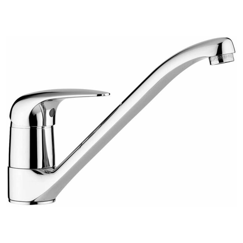 foto del prodotto paffoni miscelatore monocomando per lavello con canna orientabile serie duemila du182cr cromato ottone