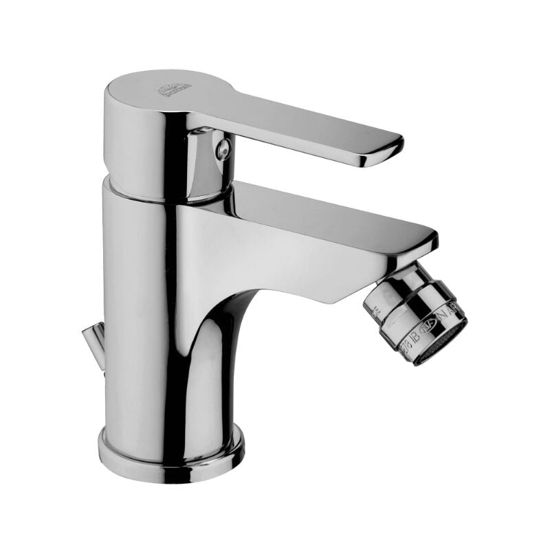 foto del prodotto paffoni miscelatore per bidet con scarico automatico cromato red