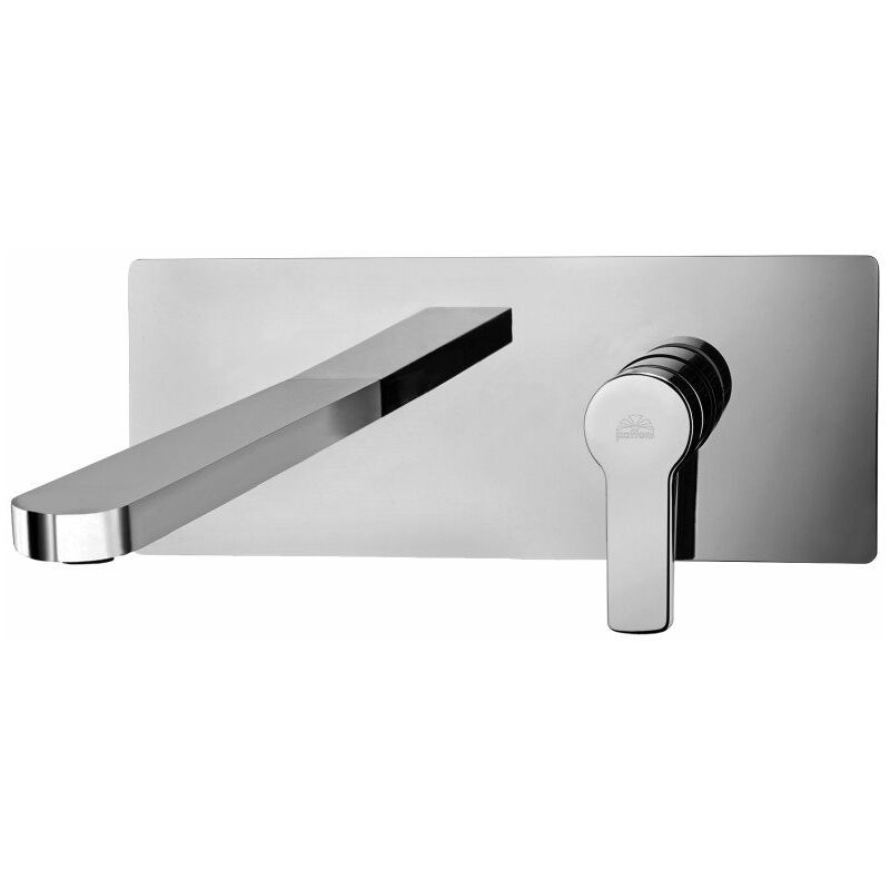 foto del prodotto paffoni miscelatore per lavabo ad incasso con bocca l. 150 mm serie red red104cr cromato ottone