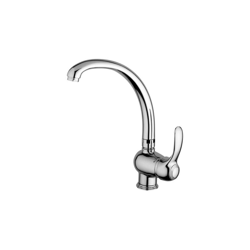 immagine 0 del prodotto paffoni miscelatore rubinetto monocomando flavia per lavello canna alta in ottone cromato