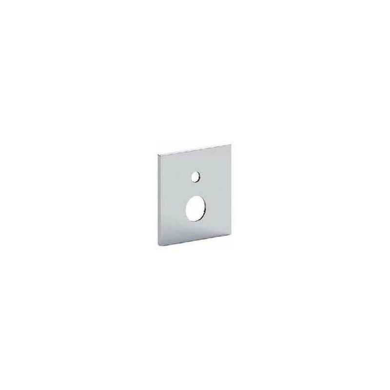 foto del prodotto paffoni piastra in acciaio per doccia incasso con deviatore colore bianco opaco zpia027bo m bianco opaco acciao inox