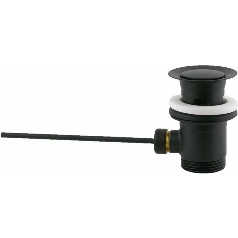 foto del prodotto paffoni piletta di scarico 1 1 4 colore nero opaco zsca002no nero opaco