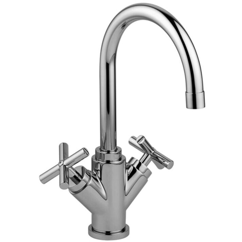 foto del prodotto paffoni quattro gruppo lavabo monoforo senza scarico cromato codice prod qtv078cr