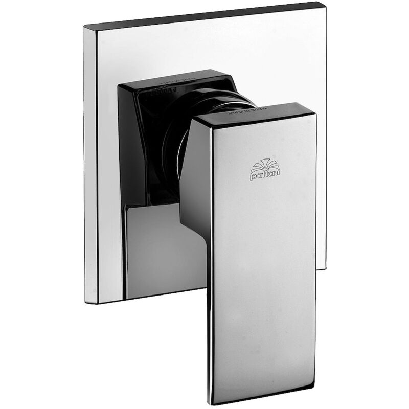 foto del prodotto paffoni rubinetteria elle el010 miscelatore doccia incasso cromato piastra inox codice prod el010cr m