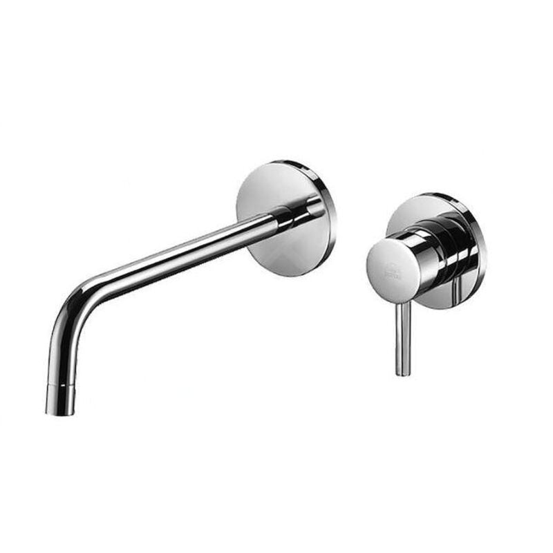 foto del prodotto paffoni rubinetteria light rubinetto lavabo 2 fori bocca a parete codice prod lig105cr70