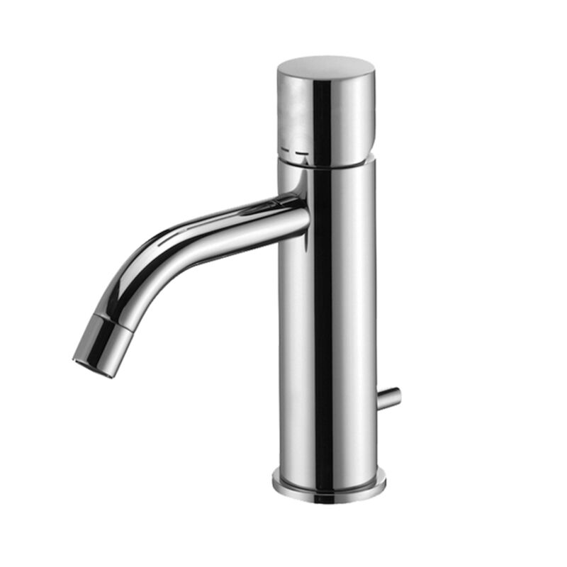 foto del prodotto paffoni rubinetteria light rubinetto lavabo monoleva con piletta codice prod ligx075cr