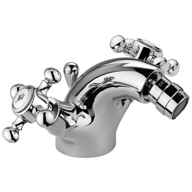 foto del prodotto paffoni rubinetto bidet a due maniglie viola vlv135cr cromo viola piletta con salterello 1 1 4