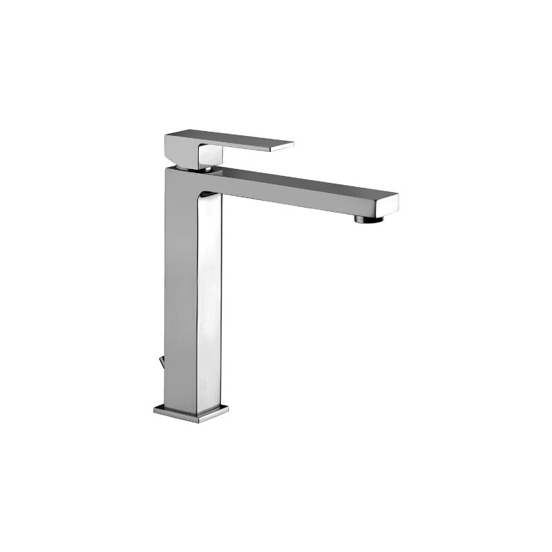 foto del prodotto paffoni rubinetto miscelatore lavabo prolungato cromo con scarico automatico per bagno lavatoio