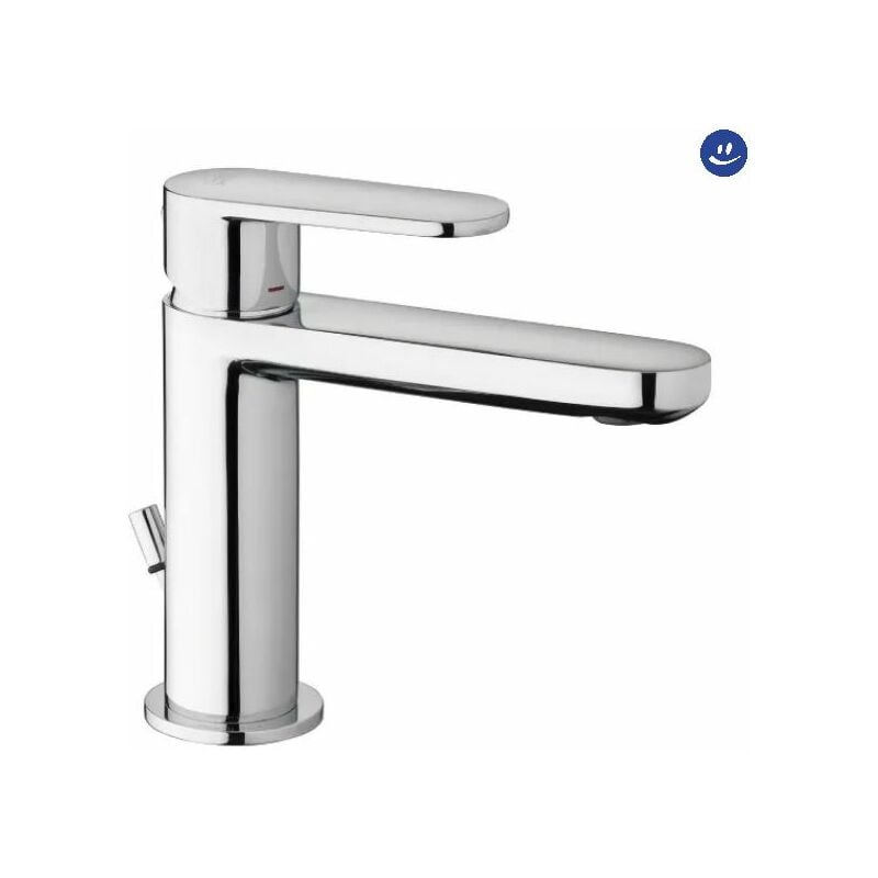 foto del prodotto paffoni rubinetto miscelatore monocomando cromato per lavabo serie candy scarico 11 4