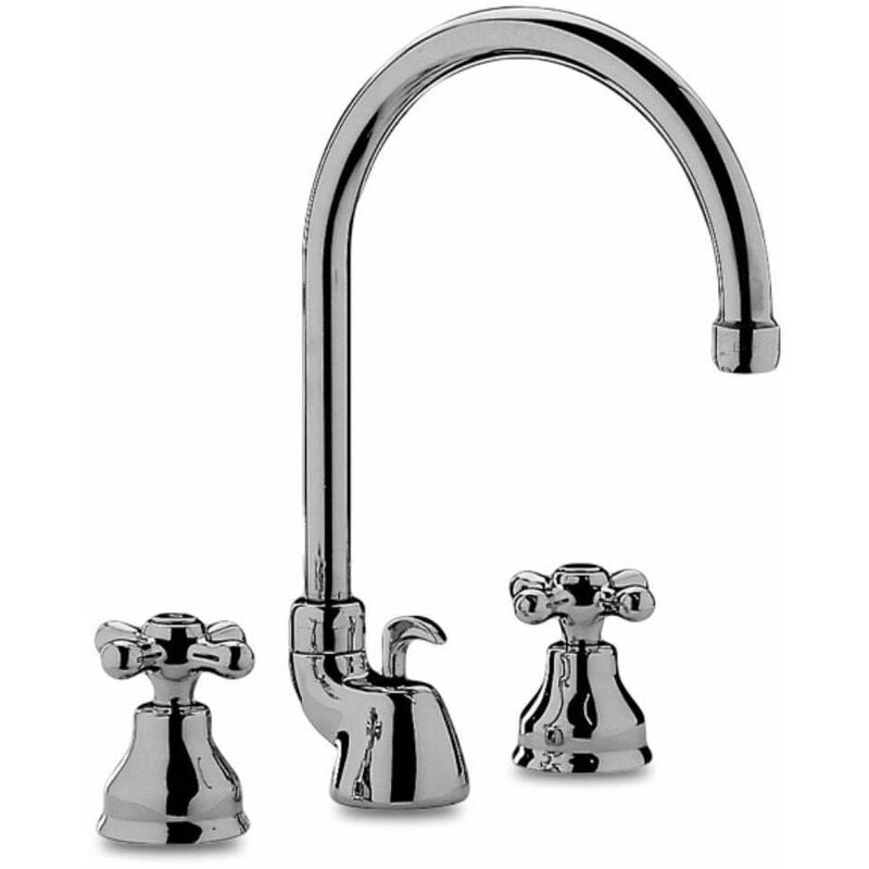 foto del prodotto paffoni rubinetto per lavabo a tre fori in colore cromo viola vlv057cr cromo viola