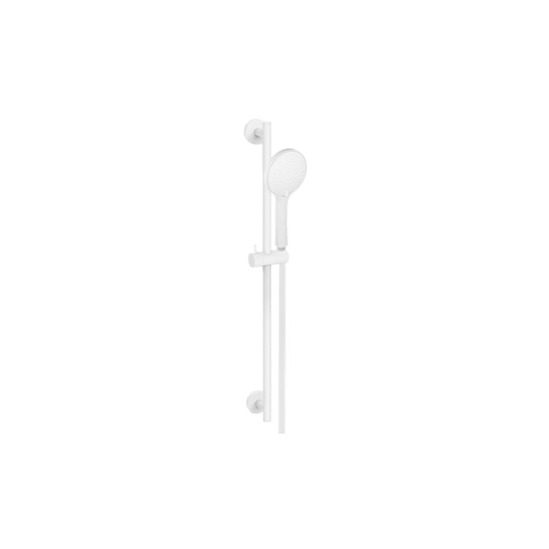 foto del prodotto paffoni saliscendi completo life ginevra bianco opaco zsal146bo ottone bianco opaco