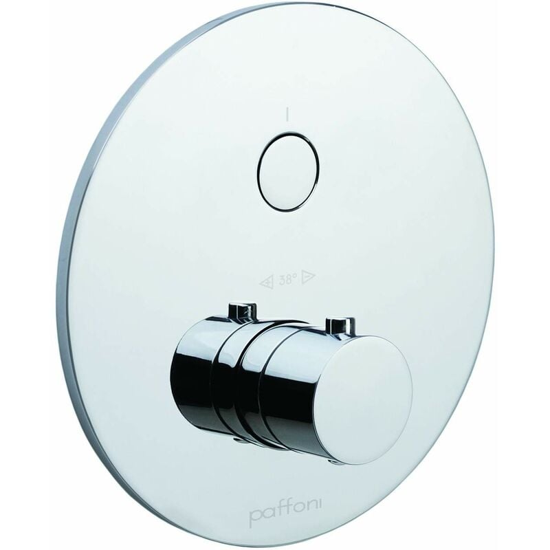 foto del prodotto paffoni set esterno termostatico doccia incasso ad 1 funzione compact box cpt013cr cromo