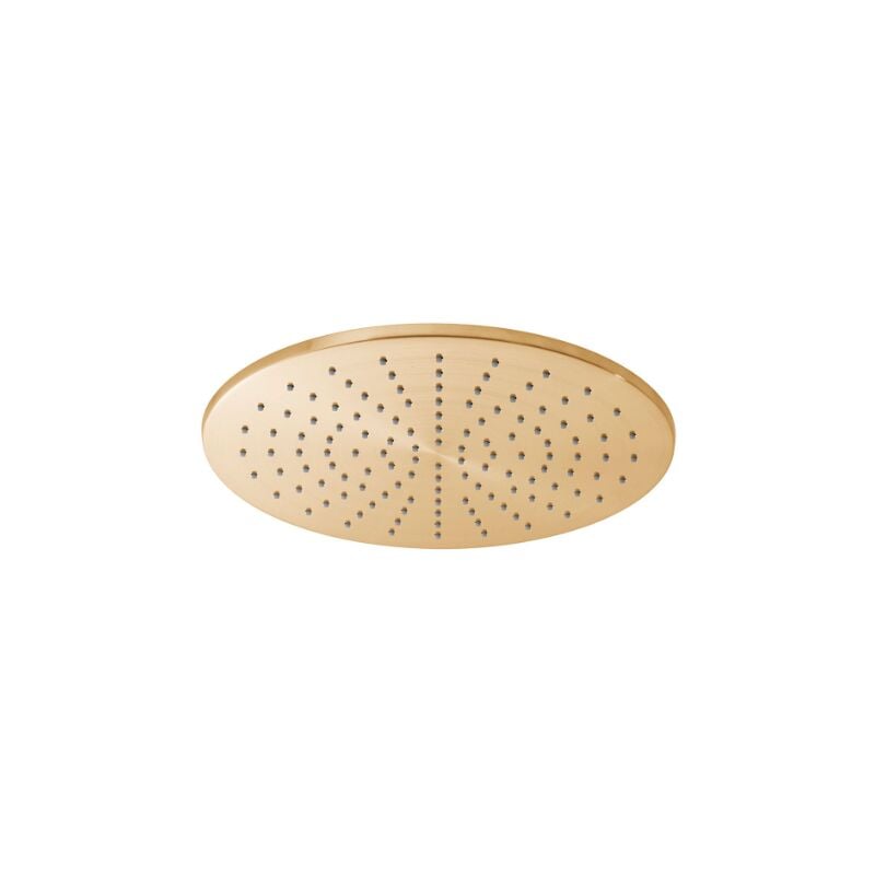 foto del prodotto paffoni soffione doccia 30 cm tondo honey gold spazzolato master king zsof079hgsp ottone honey gold spazzolato