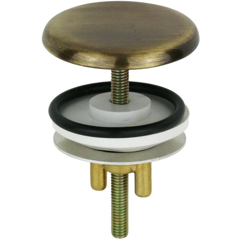 foto del prodotto paffoni tappo copriforo per lavabo e bidet 48.5 mm zacc076 bronzo