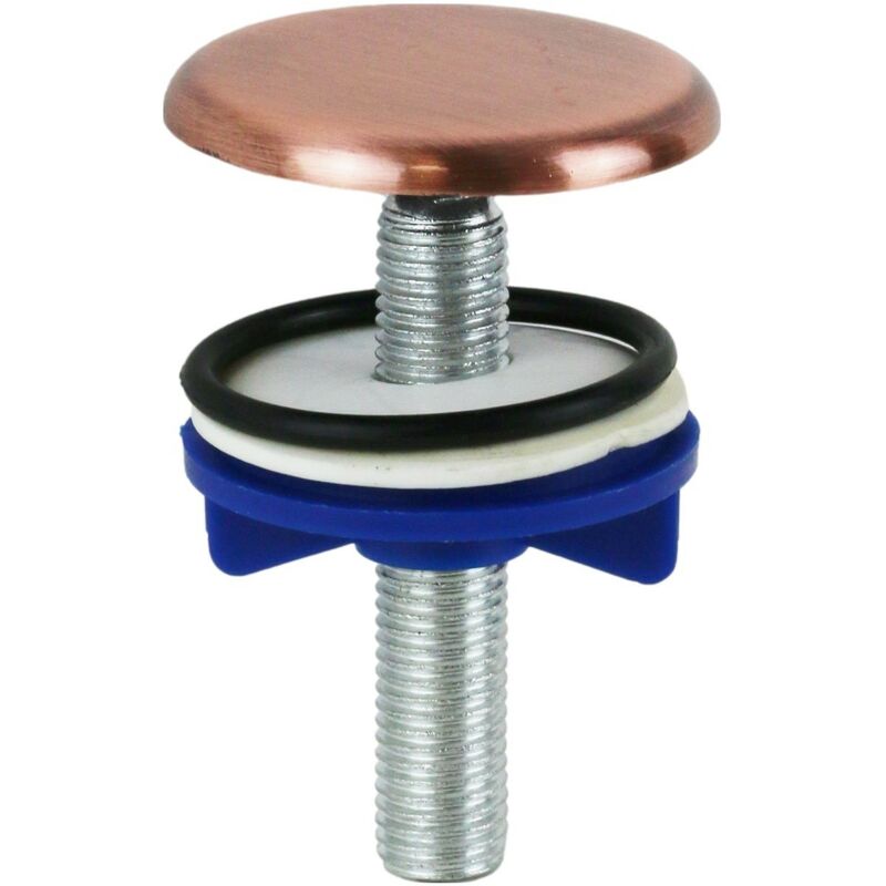 foto del prodotto paffoni tappo copriforo per lavabo e bidet 48.5 mm zacc076 rame