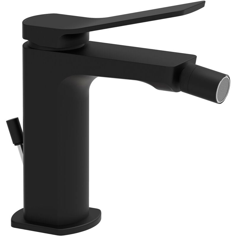 foto del prodotto paffoni tilt rubinetto miscelatore bidet nero opaco con scarico automatico 11 4g codice prod ti135no